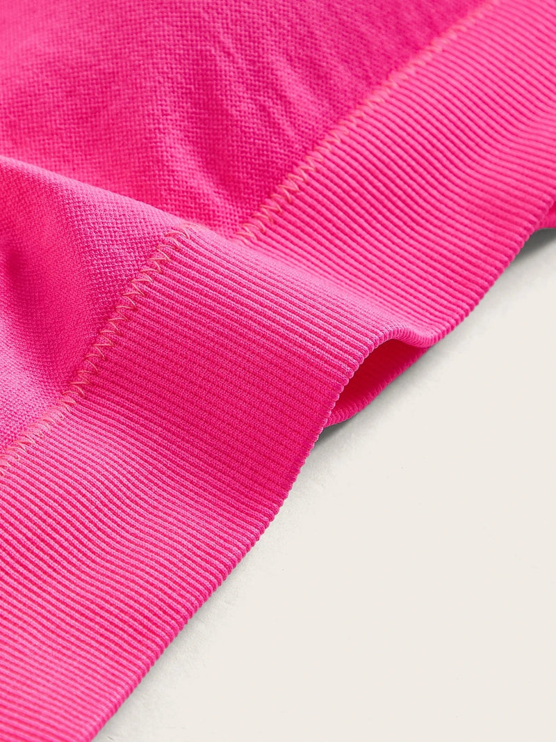 Soft-Support Sports Bra — Hot Pink