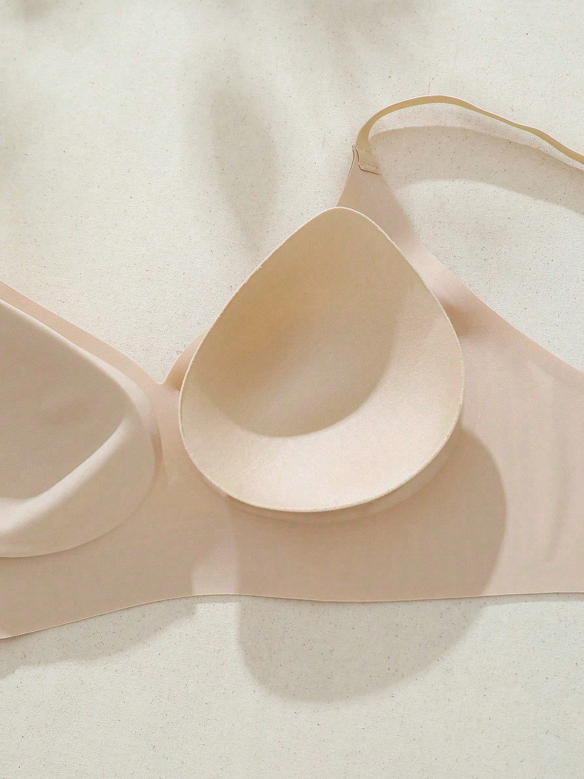 Seamless Soft-Cup Bra — Baby Pink