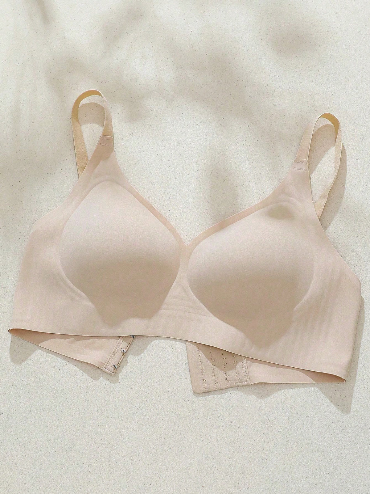 Seamless Soft-Cup Bra — Baby Pink
