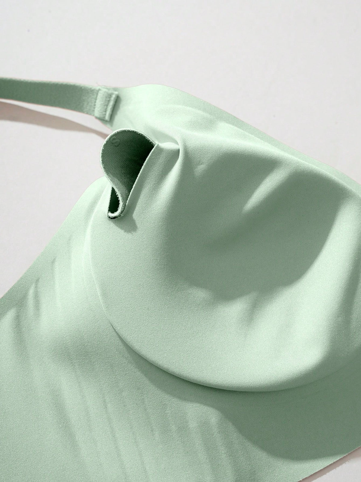 Seamless Soft-Cup Bra — Mint