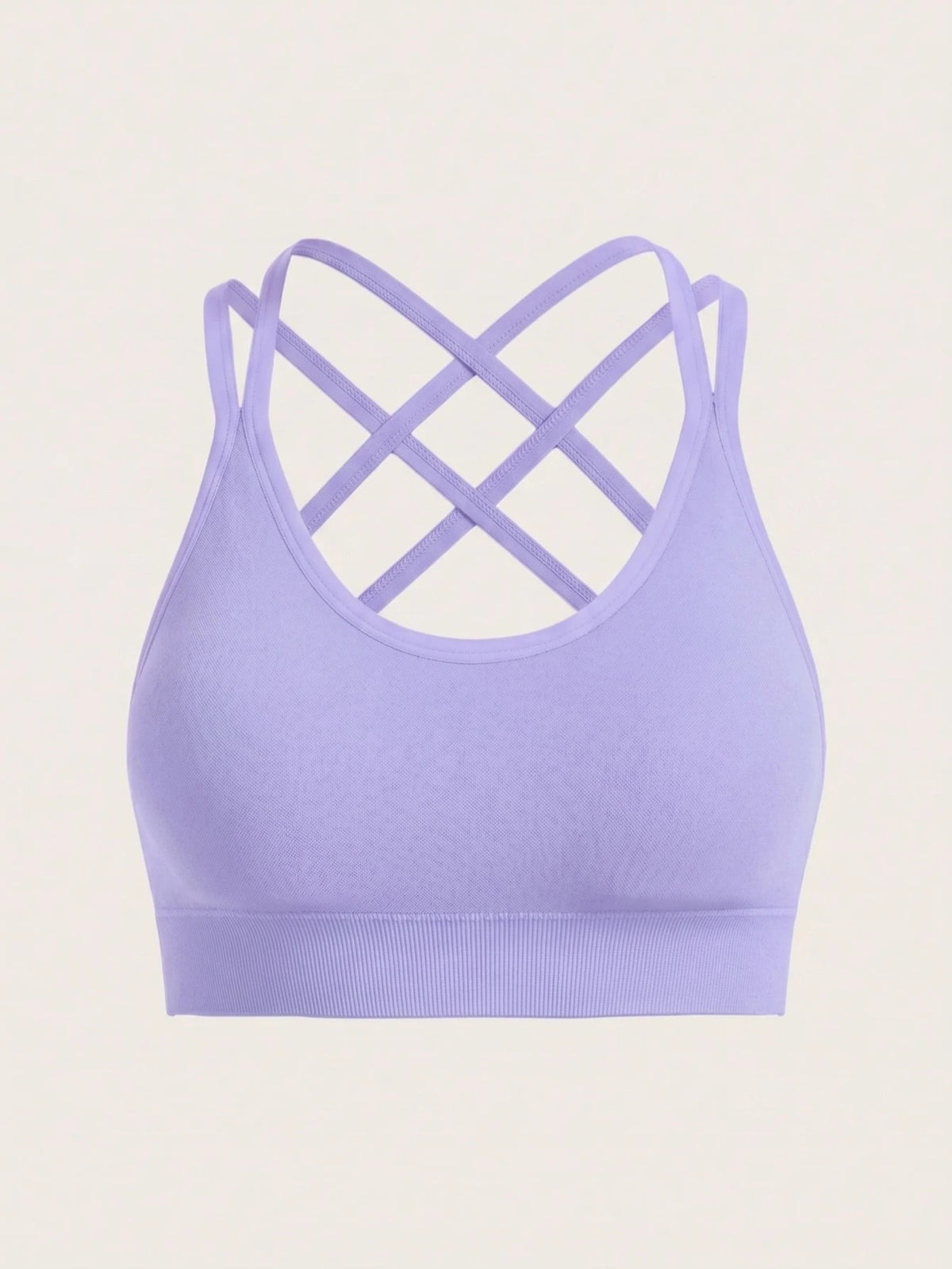 Soft-Support Sports Bra — Lilac