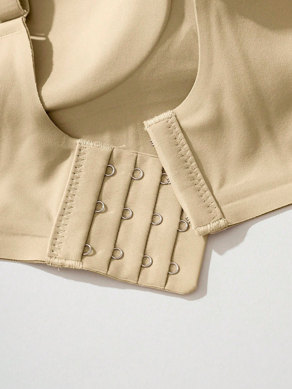 Seamless Soft-Cup Bra — Apricot